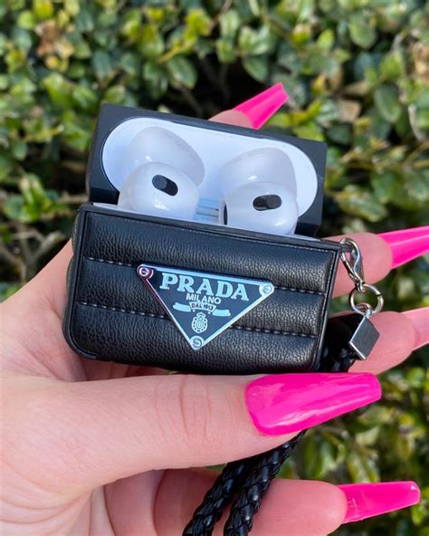 prada airpod case silver|prada airpod cases for sale.